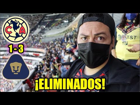 ¡ELIMINADOS! Desde el Azteca América 1-3 Pumas