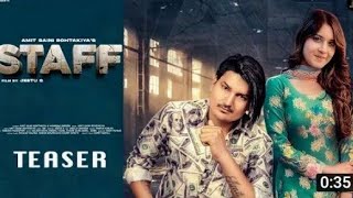 staff amit saini rohtakiya new haryanvi song 2021// comming soon//teaser out now//