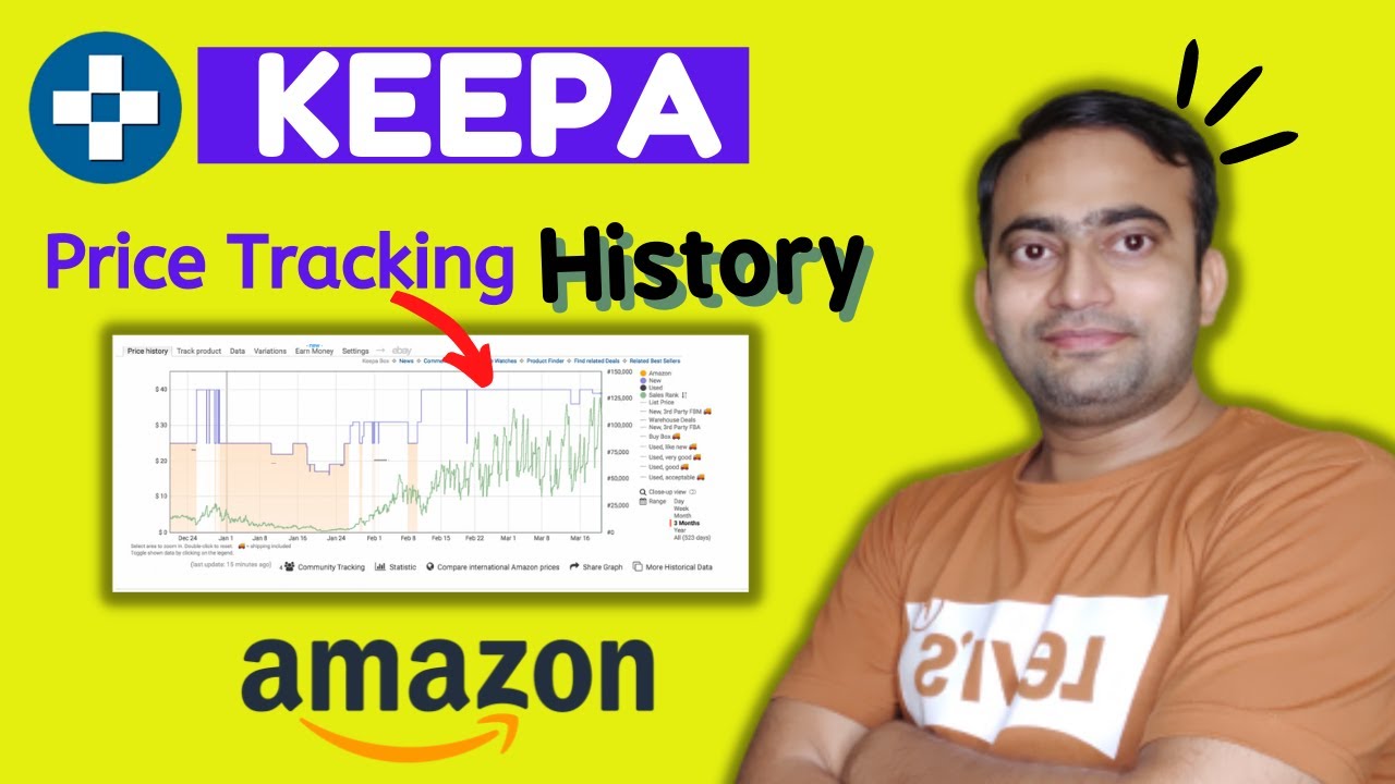 How to track Product PRICE HISTORY IN AMAZON Keepa track Amazon