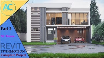NC House | Part 2 | Complete Step By Step Project | Revit and Twinmotion Tutorial