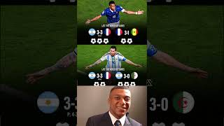 Mbappé vs Messi – Last Two FIFA World Cup Game Compared ⚽️🔥#football #messi #mbappe #football