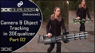 3DEqualizer - Camera & Object Tracking in 3DEqualizer Part 02/03 II Object Tracking