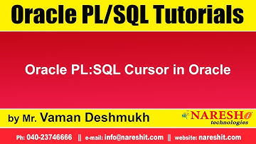 Oracle PL/SQL Tutorials | Oracle PL:SQL Cursor in Oracle | by Mr.Vaman Deshmukh