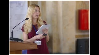 Valeriia Sliesarenko on NANO2017 Conference