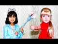 Sharing is Caring Toy Story for Kids | Ashu as Princess Elsa | Katie Cutie Show