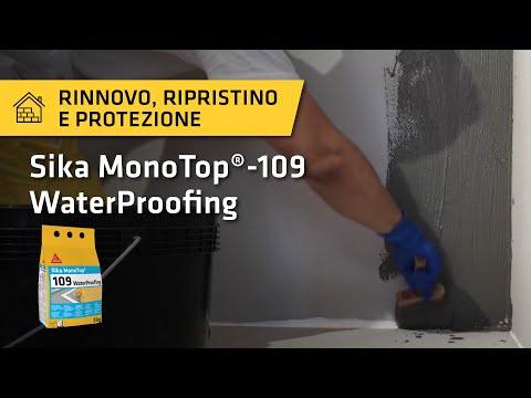 Sika MonoTop®-109 WaterProofing - Malta cementizia per impermeabilizzazioni localizzate