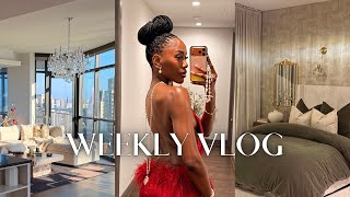 END OF YEAR WEEKLY VLOG| TURNING BEDROOM INTO LUXURIOUS SUITE, REVEALING PUSH PRESENTS,MICRONEEDLING