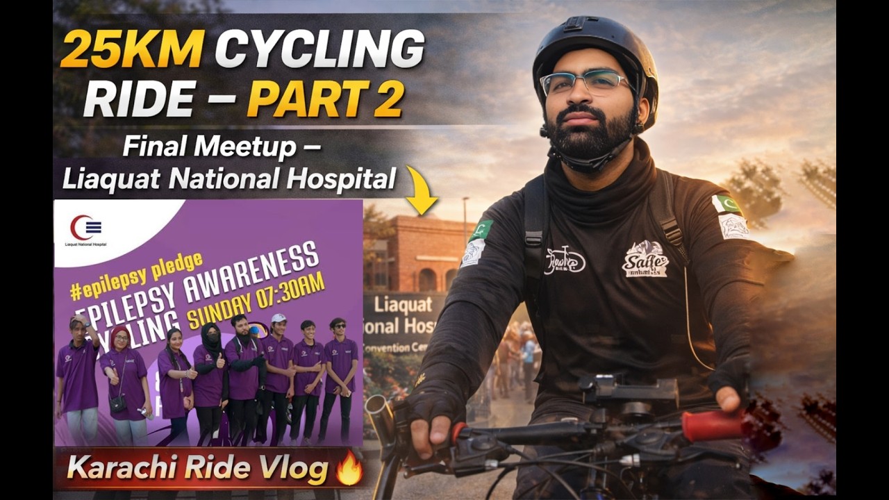 Liaquat National Hospital Epilepsy Awareness Ride Part-2 @PECHSRIDERS @lnhandmc @GGRidersKhi