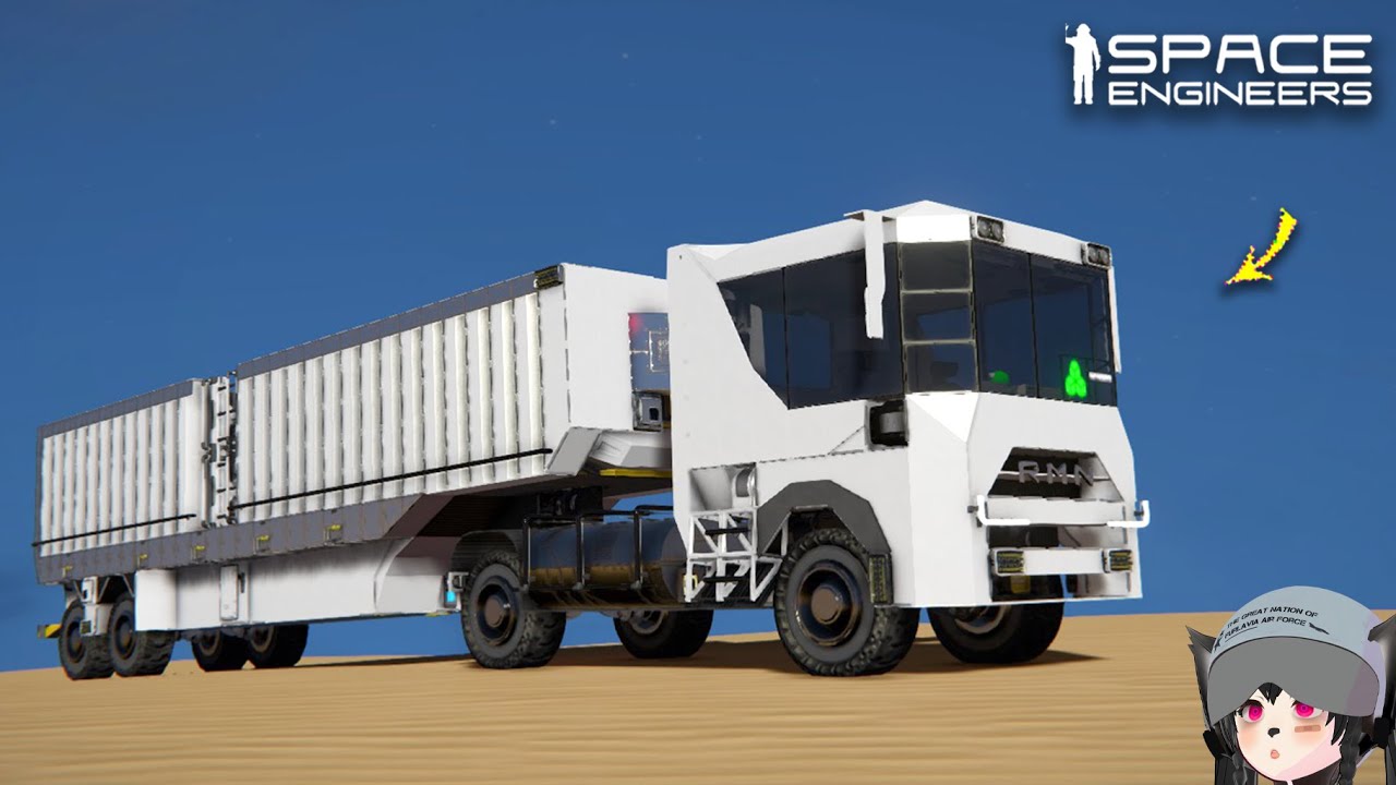 This Truck is Too Realistic The Engine is Shaking, Space Engineers ...