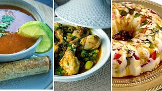 Repas Ramadan complet:Chorba langues d’oiseaux, Tajine Zitoune, Brick viande hachée fromage, flan