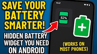 Save Your Battery Smarter! Hidden Battery Widget You Need on Android 🔋 (Works on Most Phones!) screenshot 4