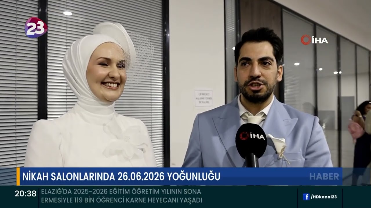 NİKAH SALONLARINDA 26.06.2026 YOĞUNLUĞU