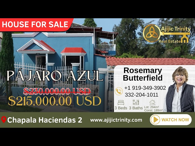 Pájaro Azul $215,000 USD 🏡House for sale in Chapala Haciendas 2