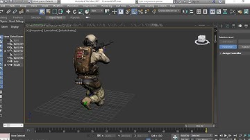 Prone to crouch transition animation demo