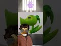 Peashooter in 3D #shorts #funny #pvz