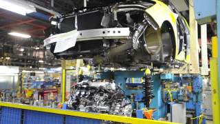 Watch he Acura MDX on the assembly line at the Honda Facility in Lincoln Alabama