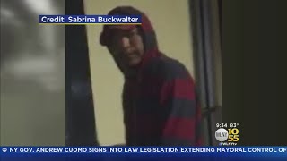 Woman Catches Man Vandalize Church