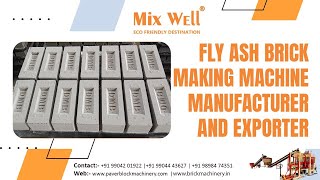 Fully Automatic Fly Ash Brick Machine Manufacturer And Exporter