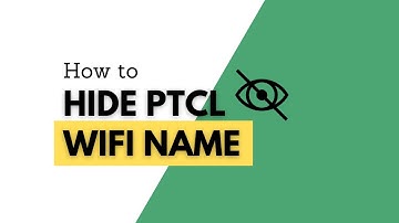 PTCL - How to Hide PTCL WIFI Name / SSID