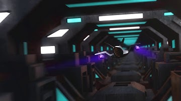 Spaceship Short Animation Clip