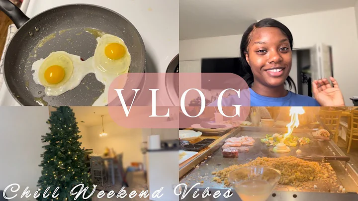 VLOG : Finally Putting Up My Christmas Tree + Semi-Productive Weekend | Shopping + Cooking