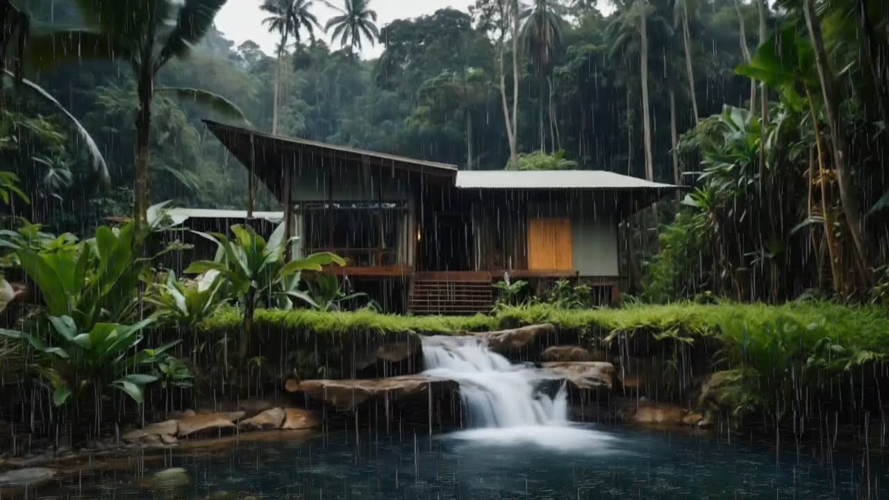 Waterfall Gentle Stream Sound in Forest, Waterfall Sounds, Flowing Water, White Noise For Sleep Waterfall Gentle Stream Sound in Forest, Waterfall Sounds, Flowing Water, White Noise For Sleep