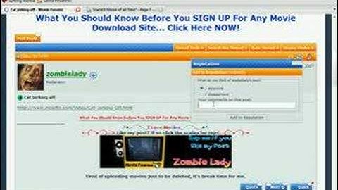 Giving reputation in vBulletin