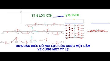 [DẦM CHÍNH] XUẤT BIỂU ĐỒ NỘI LỰC TỪ SAP QUA CAD & SCALE CÁC BIỂU ĐỒ VỀ CÙNG MỘT TỶ LỆ ĐỂ CHỒNG CHẤT