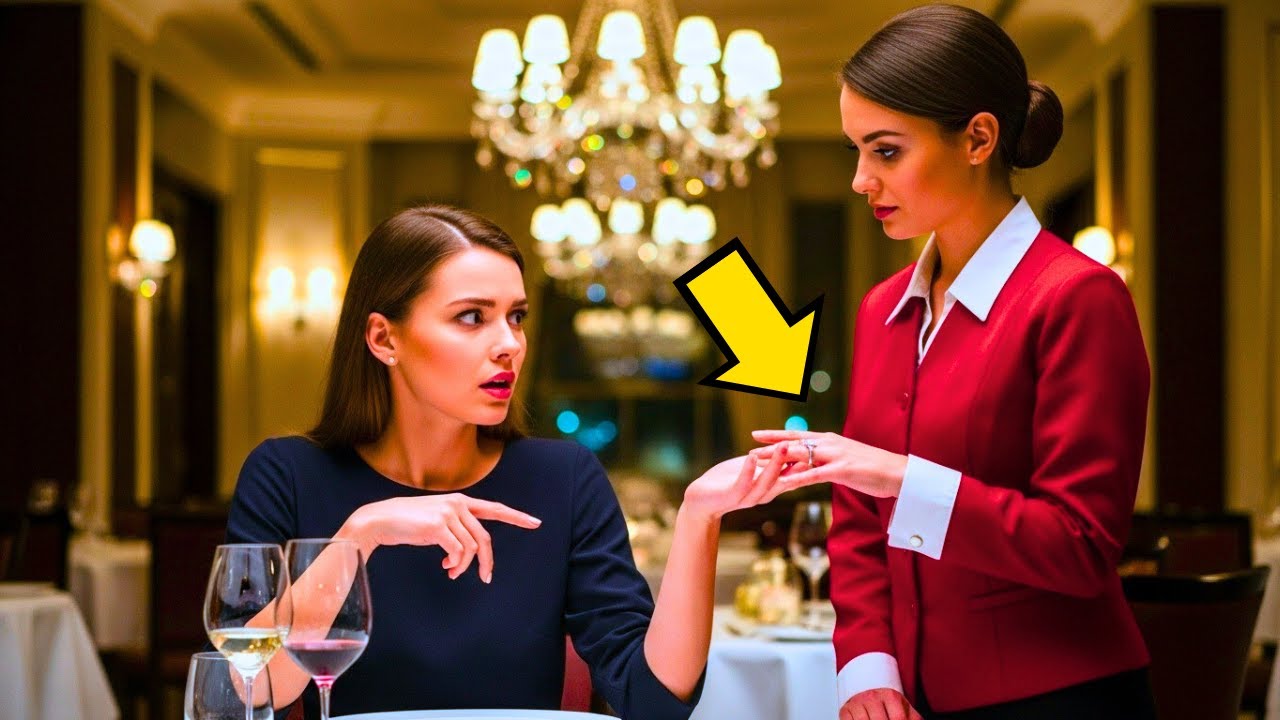 “THAT RING BELONGS TO MY SISTER!” THE MILLIONAIRE’S DAUGHTER SAID TO THE NEW WAITRESS...
