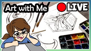 Art Time! Painting Sticker Designs ✨🔴LIVE