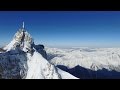 Aiguille du Midi , Vallée Blanche Off piste Skiing , drone Phantom 3 , ski with gopro4