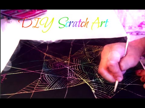 Instant Scratch Art - Easy Oil Pastel Project for Kids & Adults