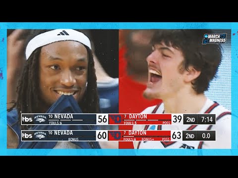 Dayton Comes Back From Down 17 Points to Survive vs. Nevada | 2024 March Madness