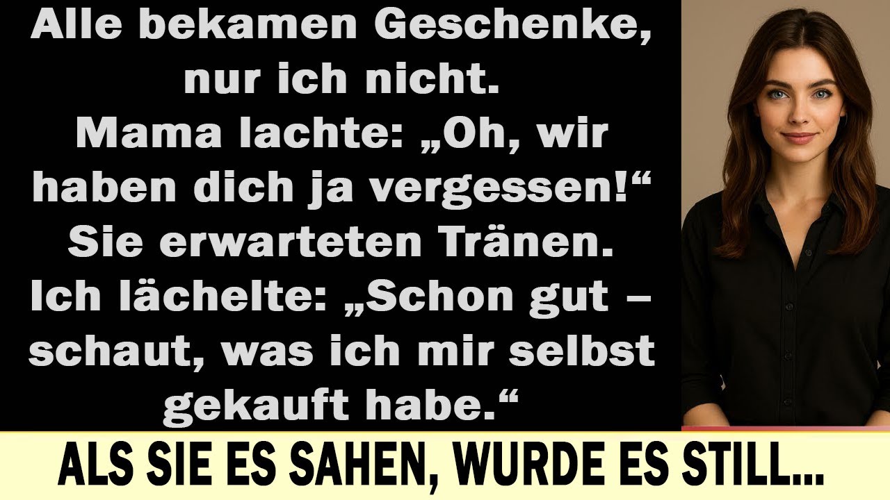 Beim Weihnachtsessen beschenkten sie alle außer mir – dann enthüllte ich ruhig mein ganzes Imperium.