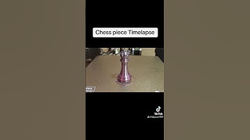 Chess pieces Timelapse that I have made #3dprinting #chess