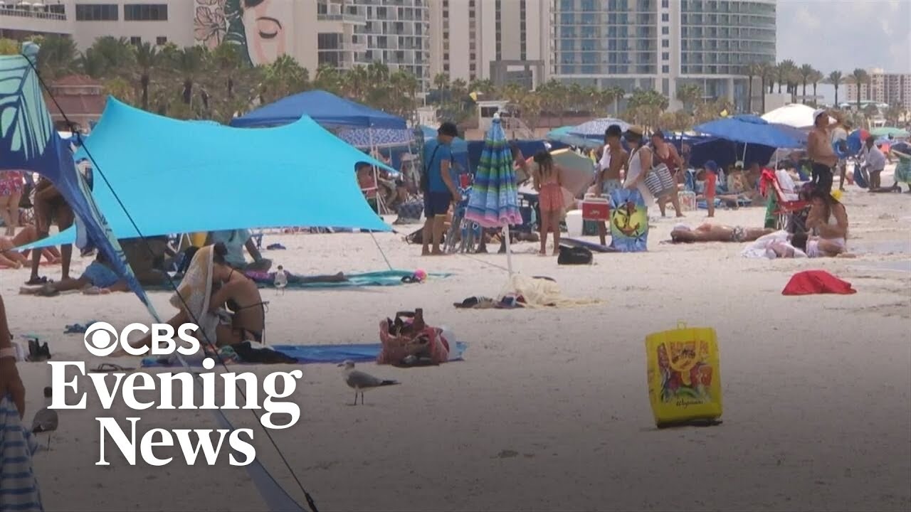 Giant beach tents are taking over shorelines and not everyone is happy