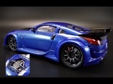 2006 Nissan 350Z Custom 1/25 Scale Model Kit Build Review AMT1220 Fast Furious Nismo AMT