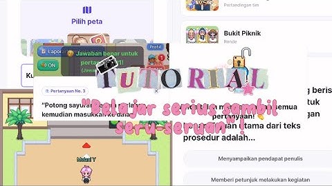 Tutorial membuat soal berbasis game! dari zep.quiz
