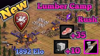1892 Elo Opponent Eats is Against New Saxson Lumbercamp Rush is Broken!