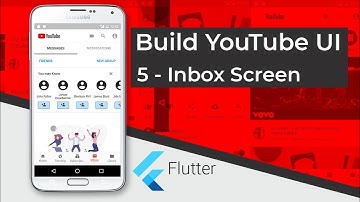 Build YouTube UI with Flutter (5 - Building the Inbox Screen)