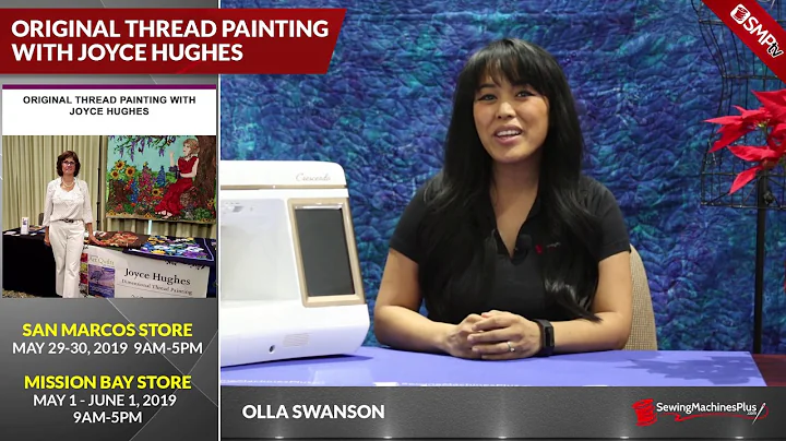 Original Thread Painting with Joyce Hughes at Sewi...