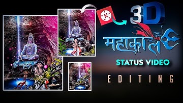 Mahadev 3d Video Editing | 3d Status Video Editing | 3d Mahadev Video | Mahadev 3d status video