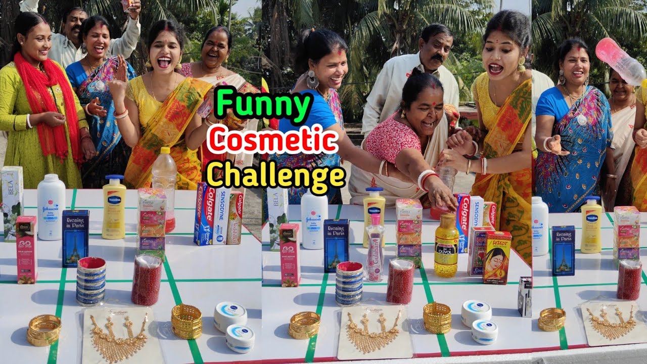 Cosmetic & Jewellery Special Game Funny Challenge Video 😂