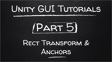 Part 5 - Rect Transform and Anchors | Unity GUI Tutorials
