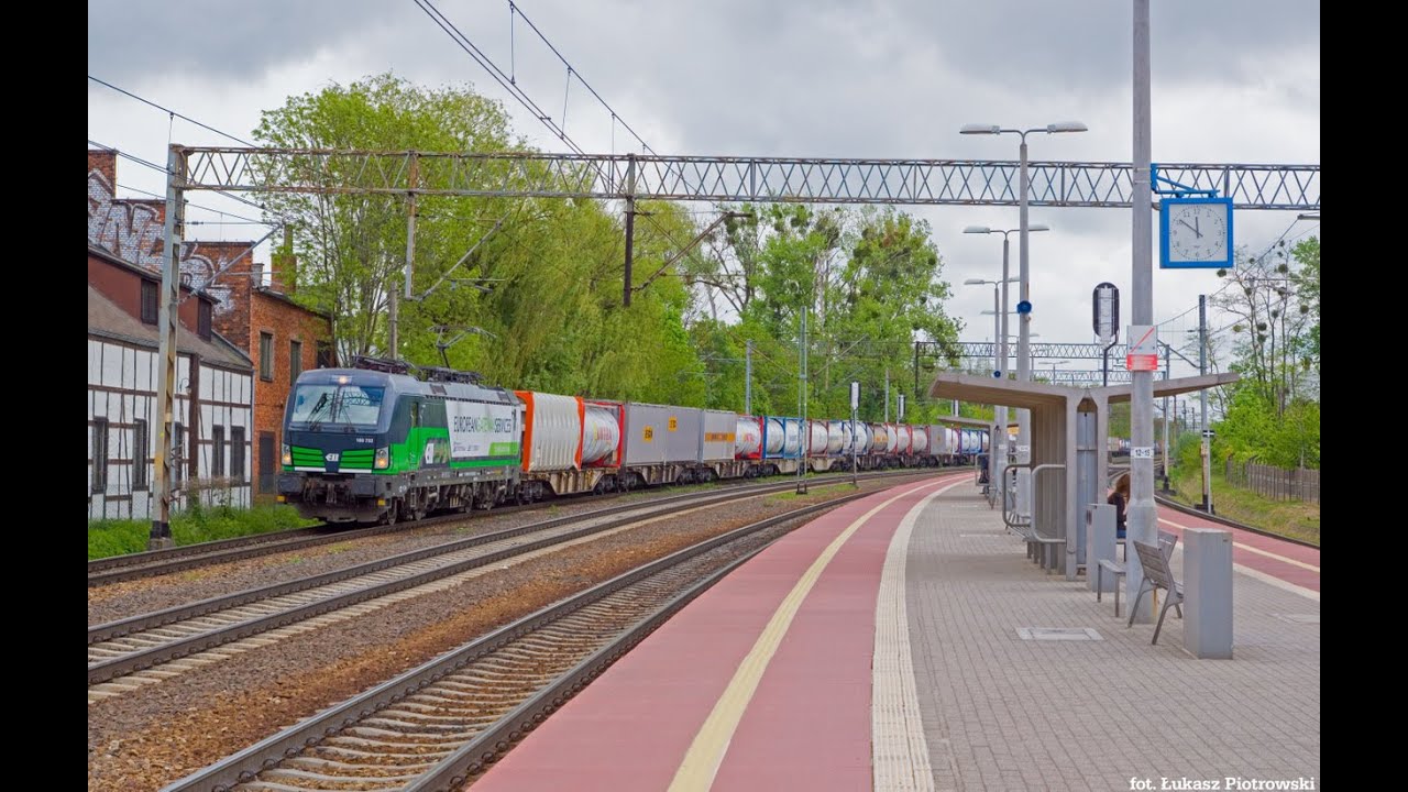 [RTB Cargo / ELL] 193 732 "European Gateway Services" z pociągiem intermodalnym | Poznań Starołęka