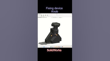 Knob animation #solidworks #holewizard  #animation #shorts #automobile #3dprinting