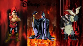 Disney Villains: Evil to Most Evil (remake)