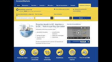 Access2Markets (Procedimientos de Exportación / Importación Unión Europea)