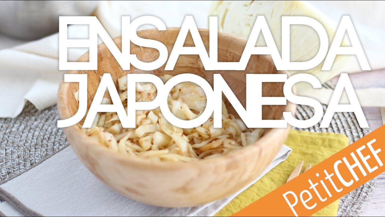 Ensalada japonesa de col (repollo) Petitchef YouTube