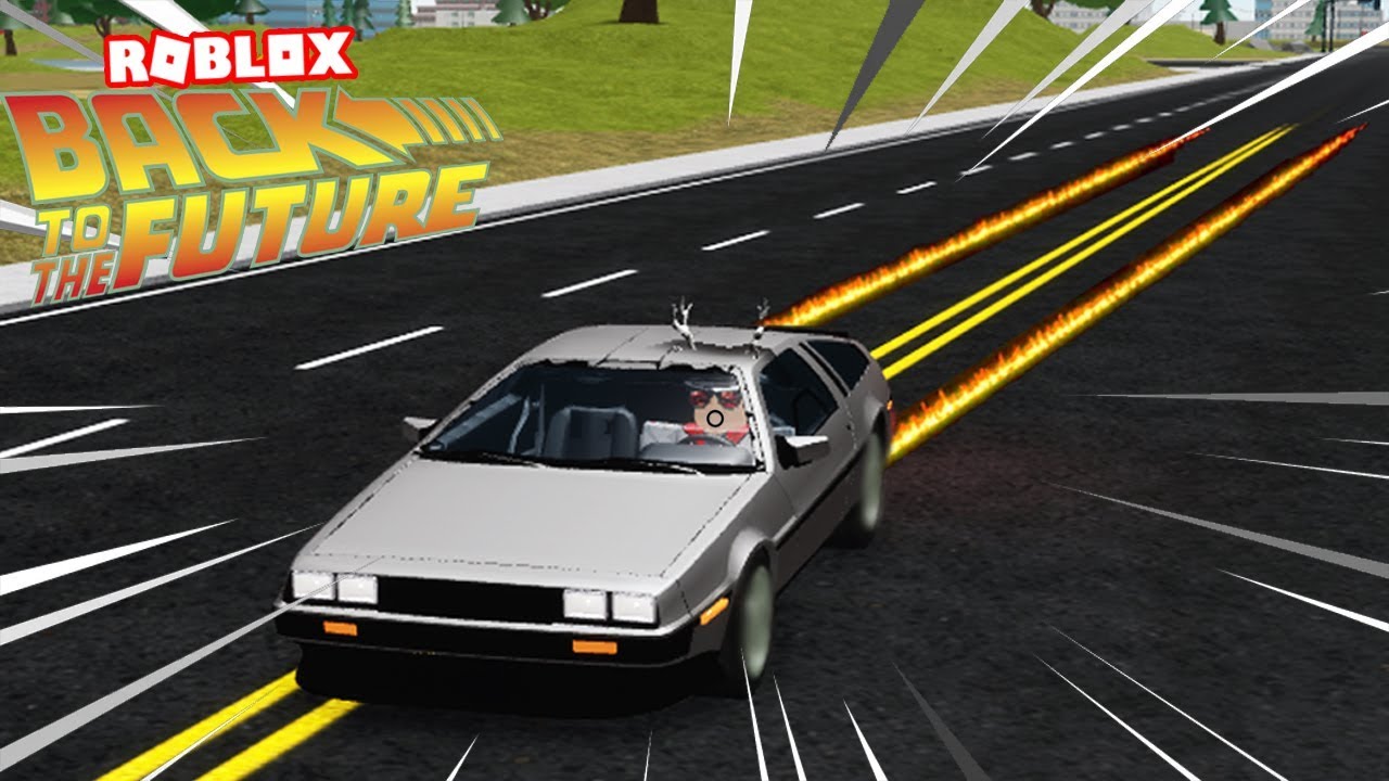 Back To The Future In Roblox Vehicle Simulator Youtube